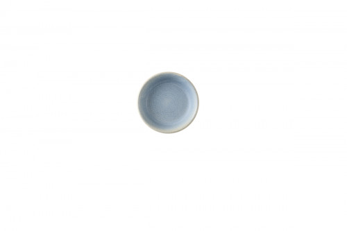 Plat à mezze rond bleu grès émaillé Ø 11,8 cm Evo Dudson