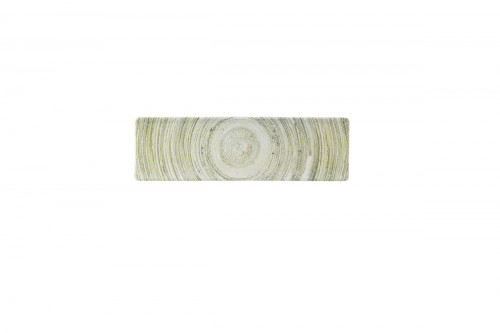 Plat rectangulaire vert porcelaine vitrifiée 8,8 cm Elements Churchill