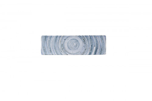 Plat rectangulaire bleu porcelaine vitrifiée 8,8 cm Elements Churchill