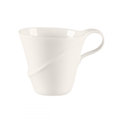 Tasse à café / thé rond blanc porcelaine bone china 15 cl Ø 7,5 cm Pose Rak