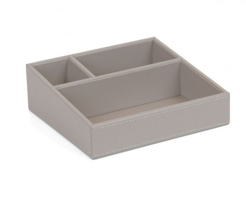 Porte accessoires beige 21x21x8 cm London Foh