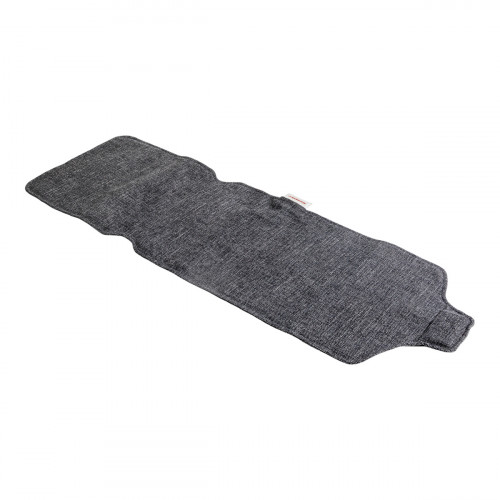 Housse de siège chauffant infrarouge avec batterie gris foncé 140x48 cm Montandor