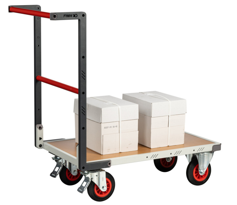 Chariot plateforme acier 110,5x54x98 cm 400 kg plate_length 49,5 cm Fimm