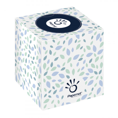 Mouchoirs blanc ouate de cellulose 11,5x11,5x11,5 cm (88 pièces)