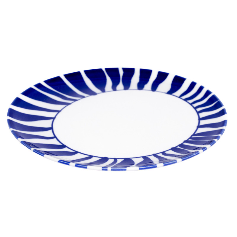 Assiette coupe plate rond blanc porcelaine Ø 26 cm Zebra Essentials Collection