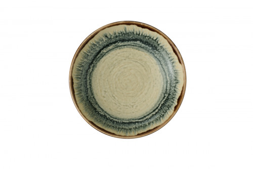 Assiette coupe creuse rond Linen porcelaine vitrifiée Ø 24,8 cm Flare Dudson