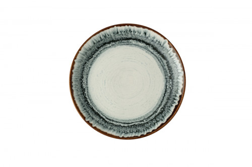 Assiette coupe plate rond Natural porcelaine vitrifiée Ø 26 cm Flare Dudson