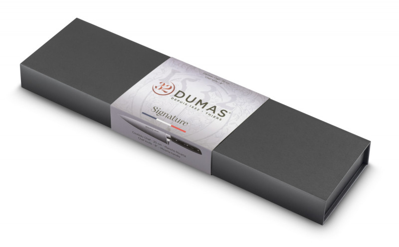 Couteau chef 20 cm inox plastique unie Signature Micarta 32 Dumas