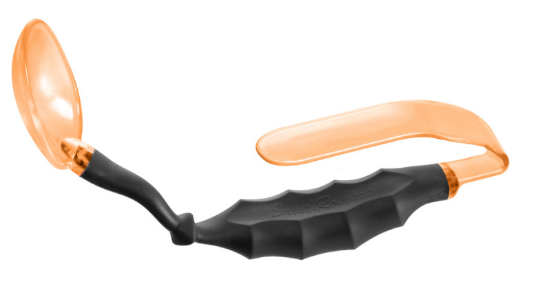 Cuillère orange copolyester 24 cm Ergo Inclusive Saint Romain