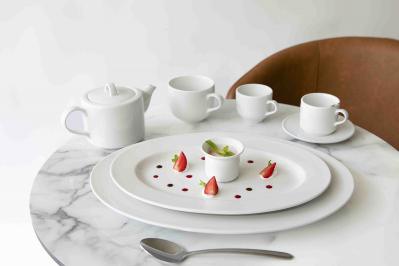 Crémier sans anse rond blanc porcelaine 10 cl Ø 6,2 cm Presto Accolade