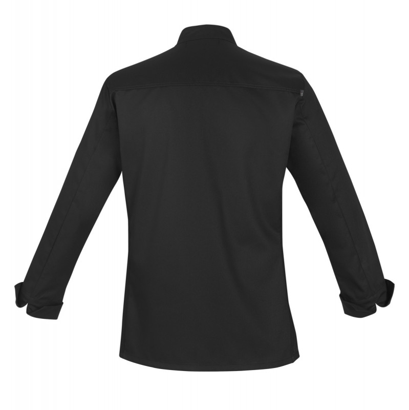 Veste de cuisine manches longues noir T3 Abax Robur
