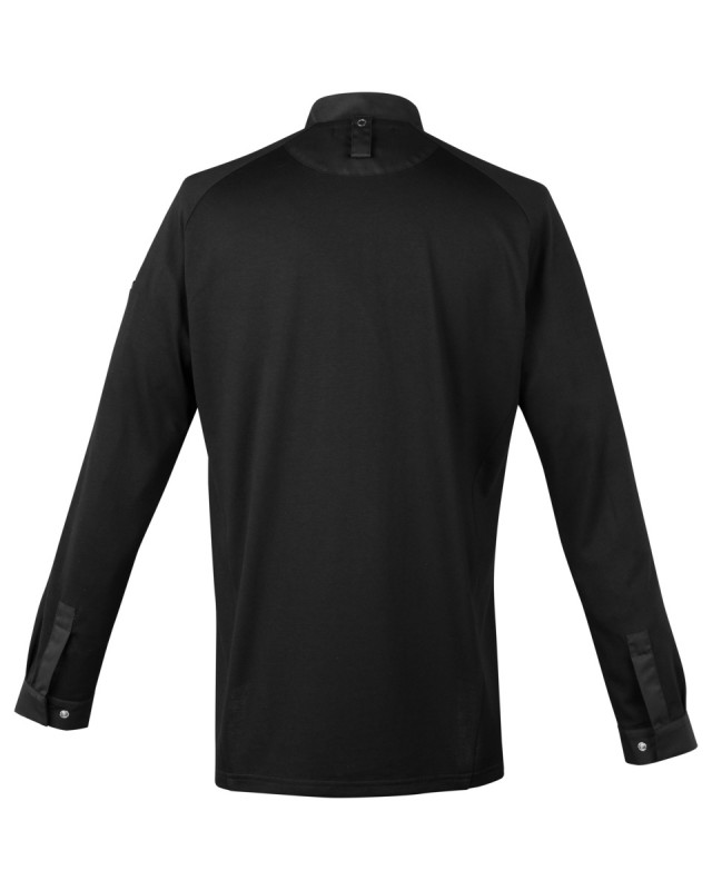 Veste de cuisine manches longues noir T3 Idac Robur