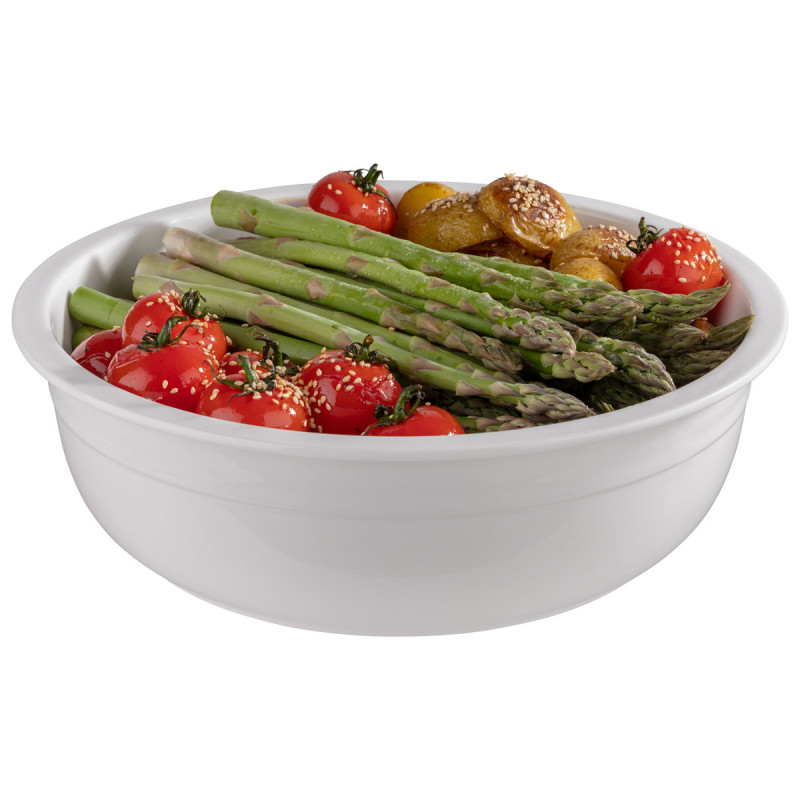 Bac pour chaffing dish porcelaine blanc Ø 29,5 mm 29,5x29,5x9 mm 3 L Orbit Aps