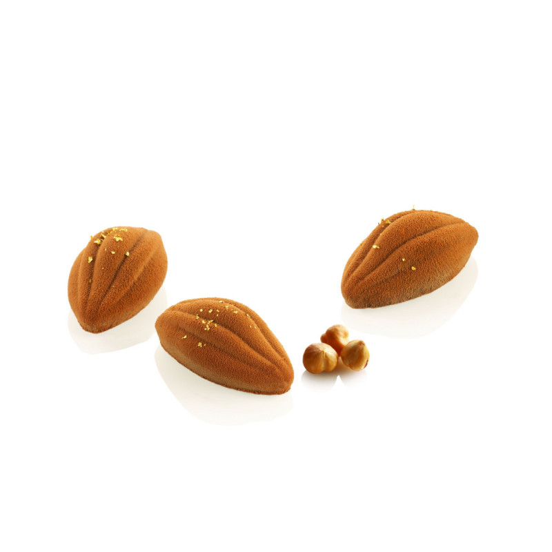 Plaque 16 cabosses cacao silicone GN 1/3 30x17,5x1,9 cm