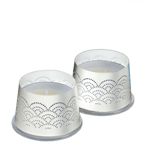 Photophore conique blanc Spaas