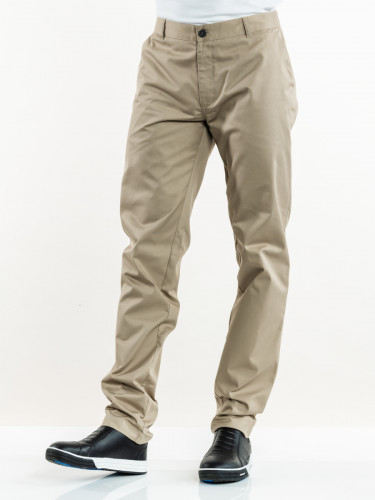 Pantalon de cuisine beige 38 Sabbia Chaud Devant