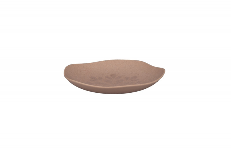 Assiette creuse organique Fire porcelaine vitrifiée Ø 21 cm Between Colored Rak