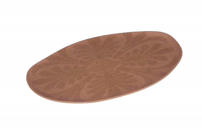 Assiette plate organique Fire porcelaine vitrifiée Ø 32 cm Between Colored Rak