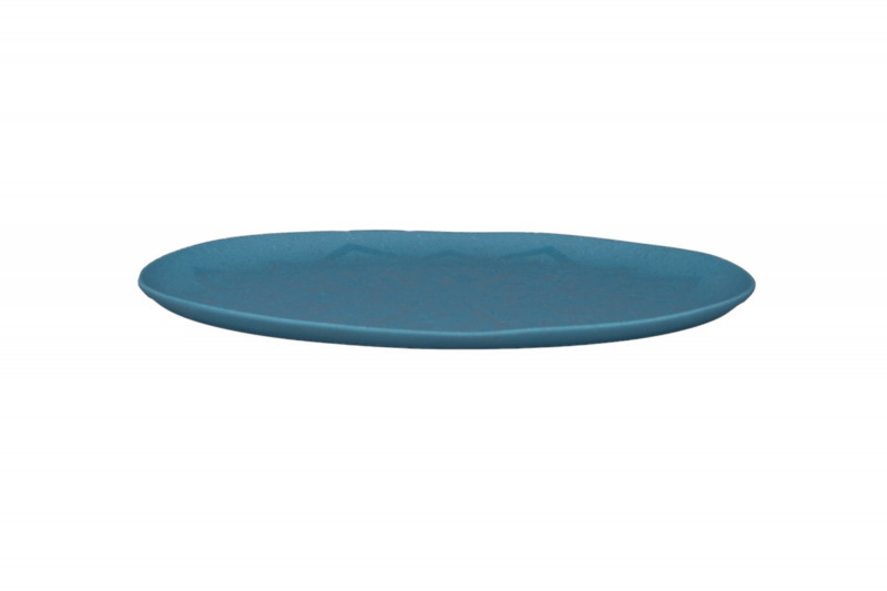 Assiette plate organique Water porcelaine vitrifiée Ø 34 cm Between Colored Rak