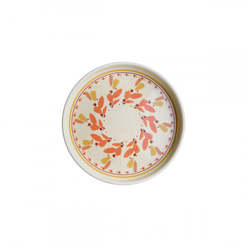 Assiette avec cloche rond Solea porcelaine vitrifiée Ø 14 cm Rihla Rak
