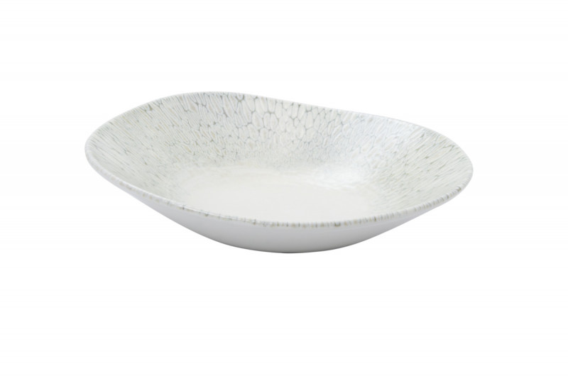 Bowl beige porcelaine Ø 25 cm Butterfly Dudson