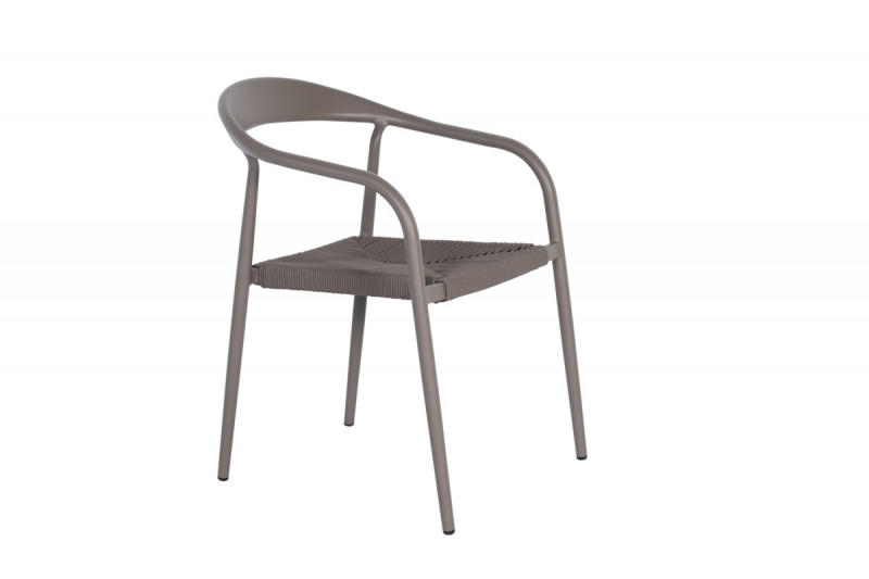 Fauteuil d'extérieur taupe 76x55x64 cm Olbia Flexmob